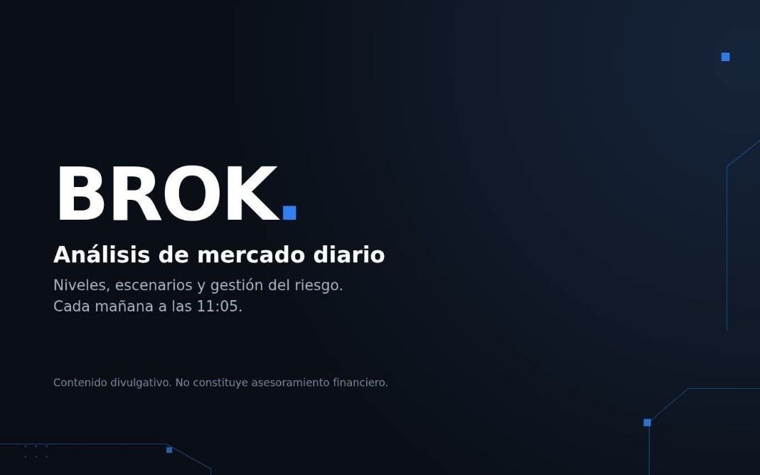 Que el análisis del mercado salga cada mañana a la misma hora
